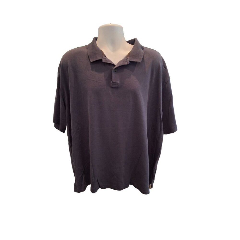 Joseph Abboud Short Sleeve Polo Shirt Mens 3X Blue Classic Fit